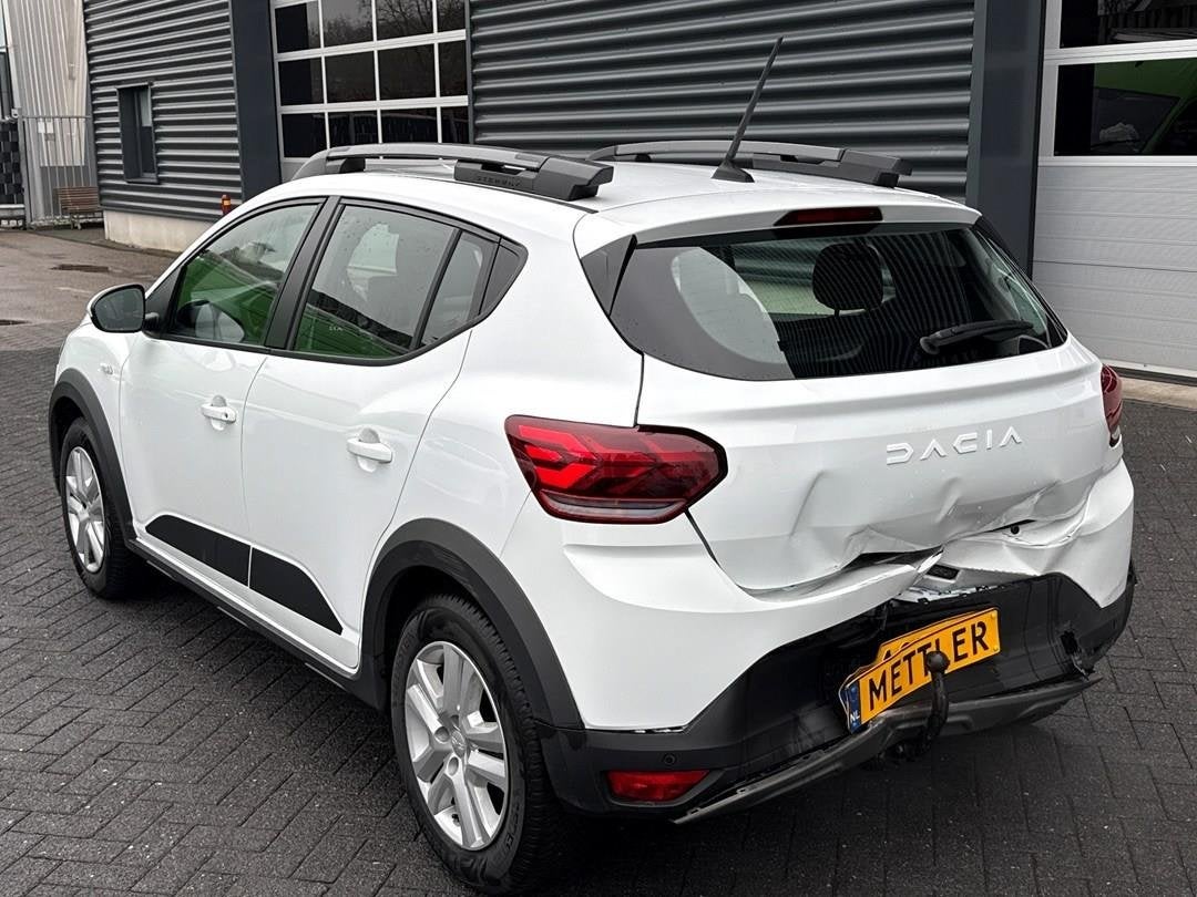 Dacia Sandero Stepway 1.0 TCe 90 Expression, navigatie, trek, Auto's, Dacia, Euro 6, 91 pk, 67 kW, Wit