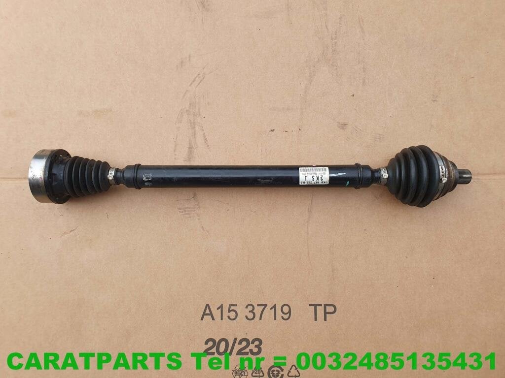 1K0407272KS a3 aandijfas golf 5 cardan octavia, Volkswagen AG, Audi, Vw@volkswagen.de, Utilisé