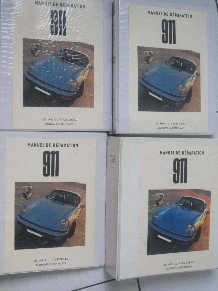 Manuel de réparation Originaux Porsche 911 rarissime, Enlèvement