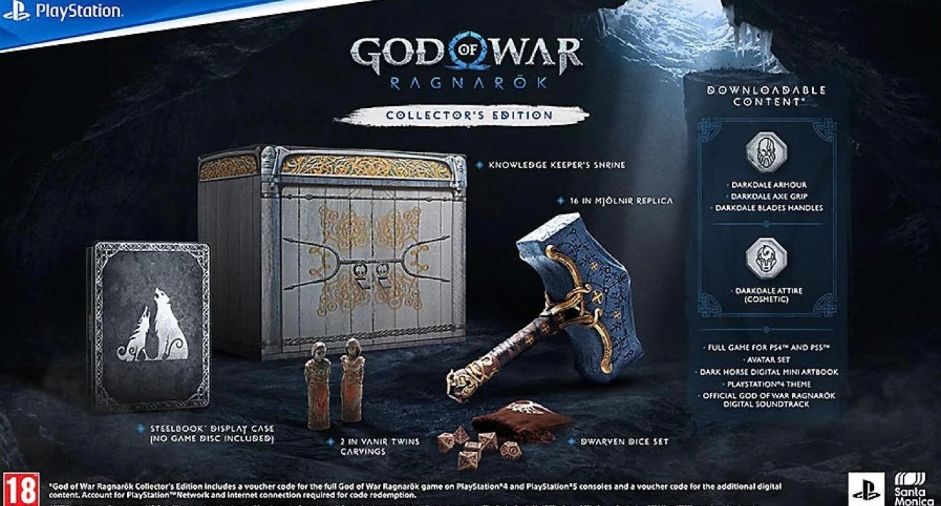 God of war ragnarok collector edition, Games en Spelcomputers, Games | Sony PlayStation 5, Ophalen of Verzenden, Zo goed als nieuw