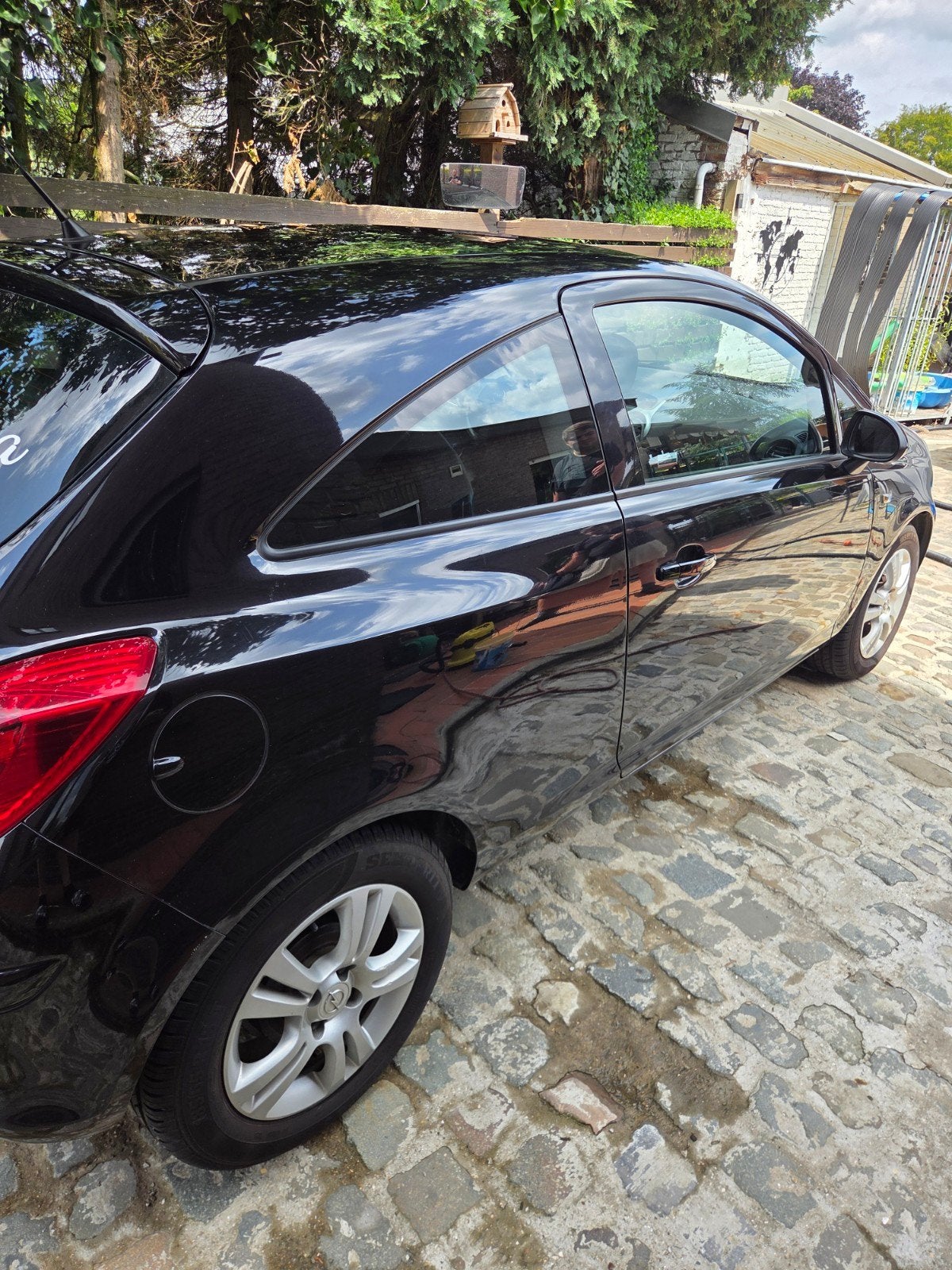 zwarte opel corsa benzine 1.2 bwj 2010 145000km, Auto's, Zwart, Handgeschakeld, Particulier, Corsa