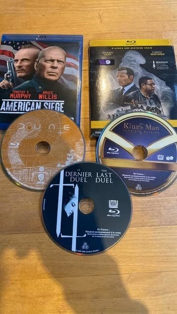 Lot de 5 BLU-RAY dont un encore emballé, Enlèvement ou Envoi, Blu-ray