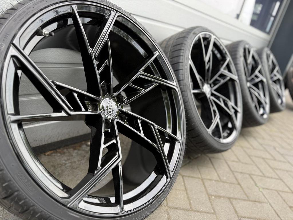 22 " Audi RS6 C7 C8 RS7 C7 C8 A8 S8 D4 velgen Pirelli banden, Neuf, Pneus et Jantes, 285 mm, Véhicule de tourisme