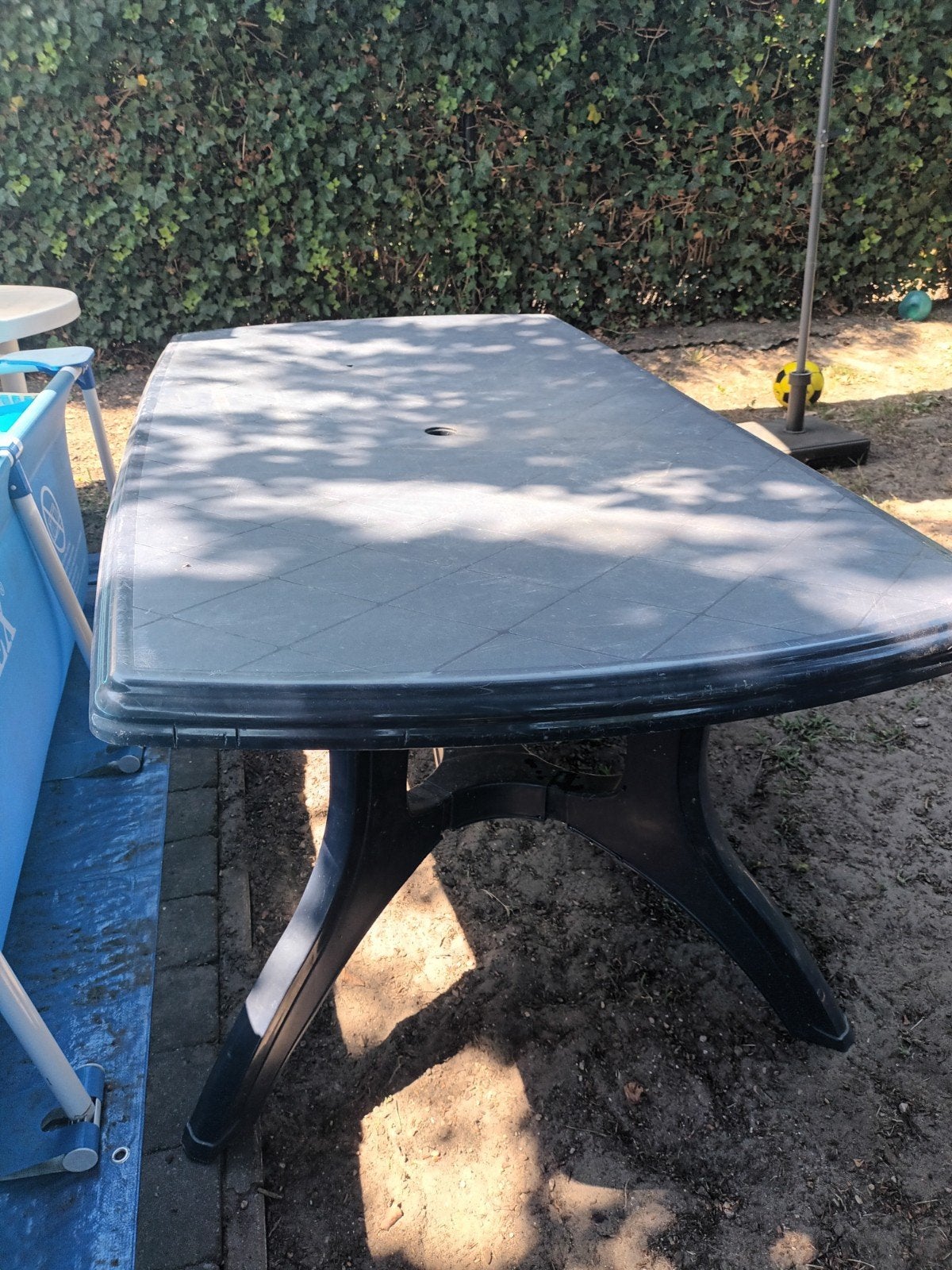 Groene tuintafel 180 x 100 cm, Ophalen