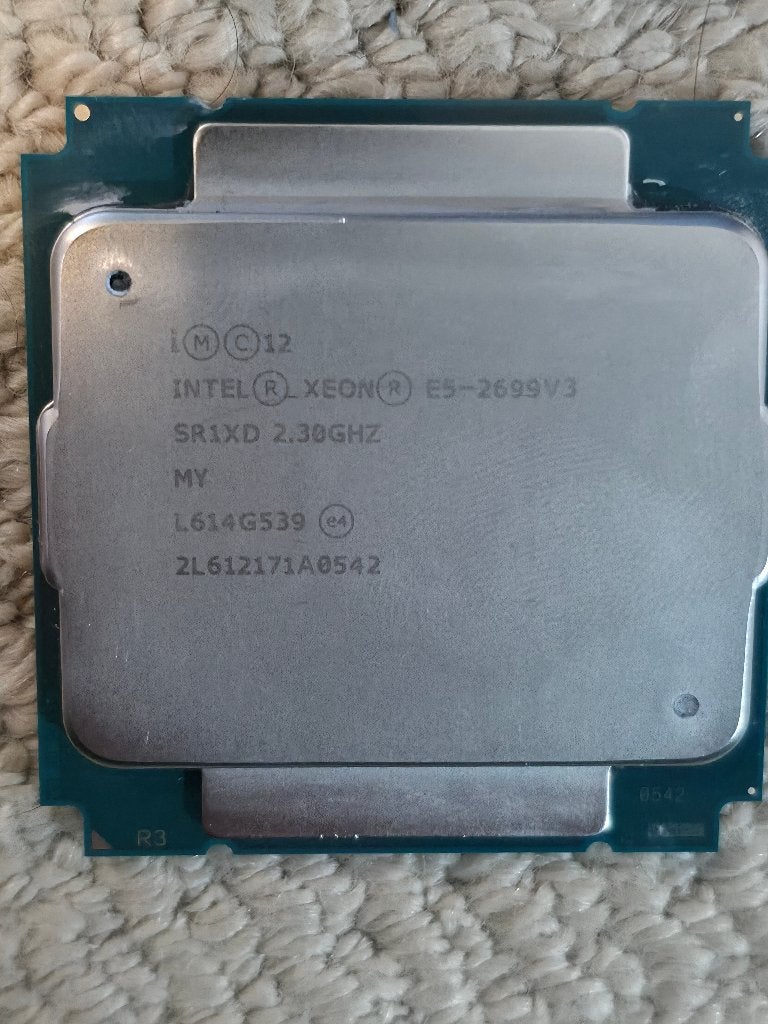 Intel Xeon E5-2699 v3 – 18 cores / 36 threads, 18-core, Gebruikt, Intel Xeon, Ophalen of Verzenden