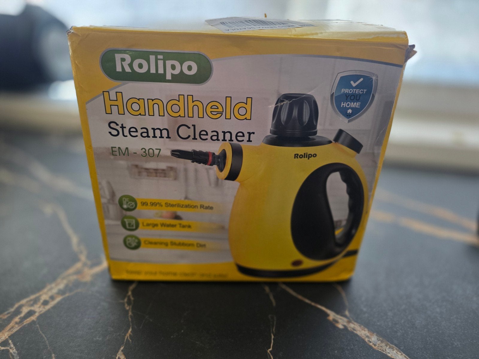 Handstoomreiniger "Rolipo Handheld Steam Cleaner", Doe-het-zelf en Bouw, Ophalen of Verzenden, Zo goed als nieuw, Waterstofzuiger