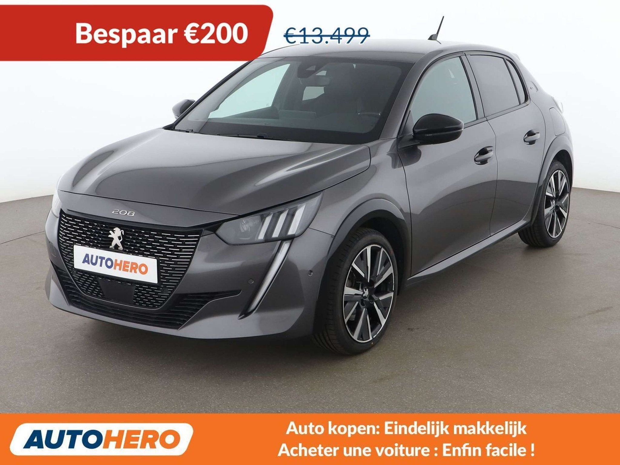 Peugeot 208 1.2 PureTech GT (année de construction 2021), Autos, Argent ou Gris, Achat, Euro 6, Boîte manuelle