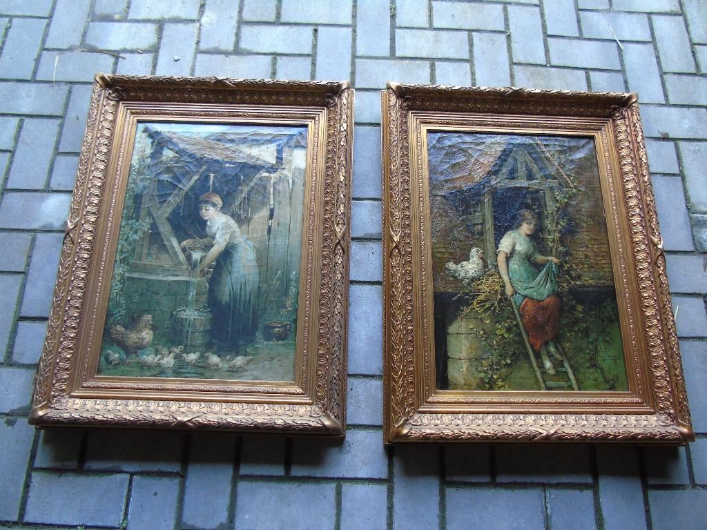 antieke schilderijen en prenten, Ophalen