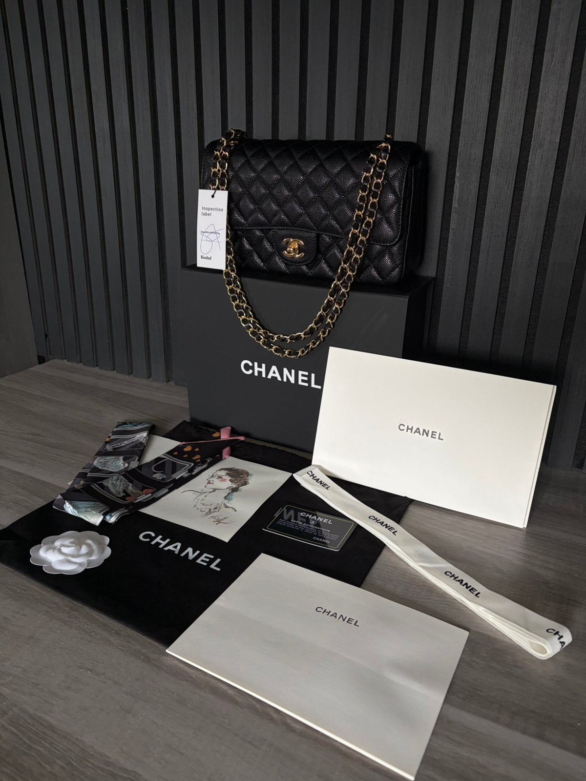 Chanel-tas, Ophalen of Verzenden, Zo goed als nieuw, Zwart