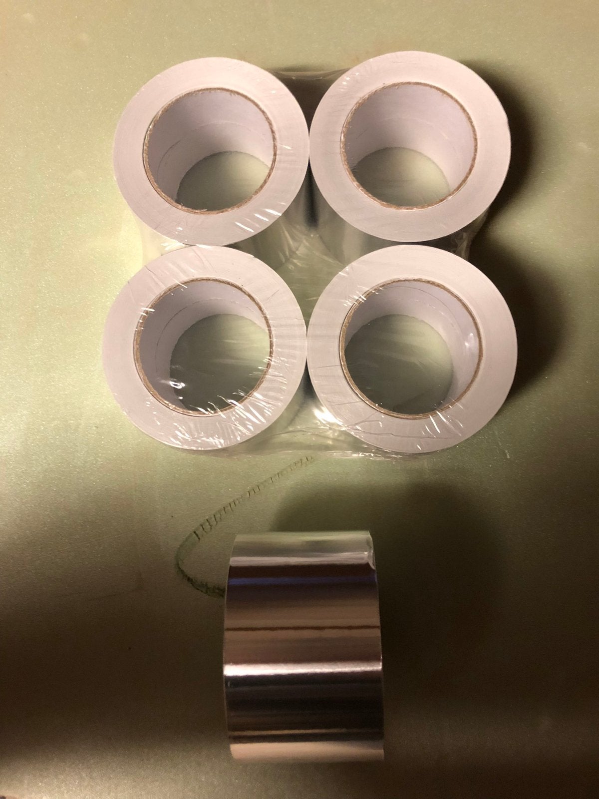 10 Rollen alu- tape voor afplakken isolatie, Doe-het-zelf en Bouw, Ophalen of Verzenden, Nieuw