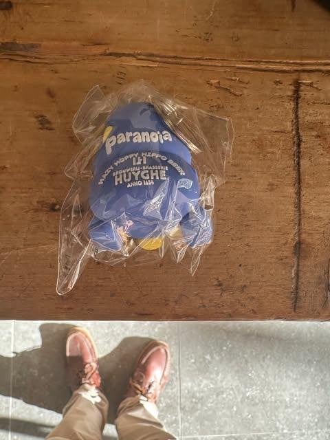 Paranoia sleutelhanger keyring brouwerij Huyghe, Ophalen, Nieuw, Overige typen, Overige merken