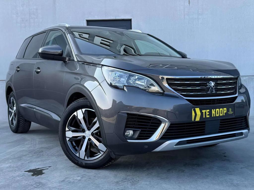 Peugeot 5008 7-Zitplaatsen*360 Camera*Carplay*Cruise contr, Auto's, Gebruikt, 1199 cc, 7 zetels, Leder