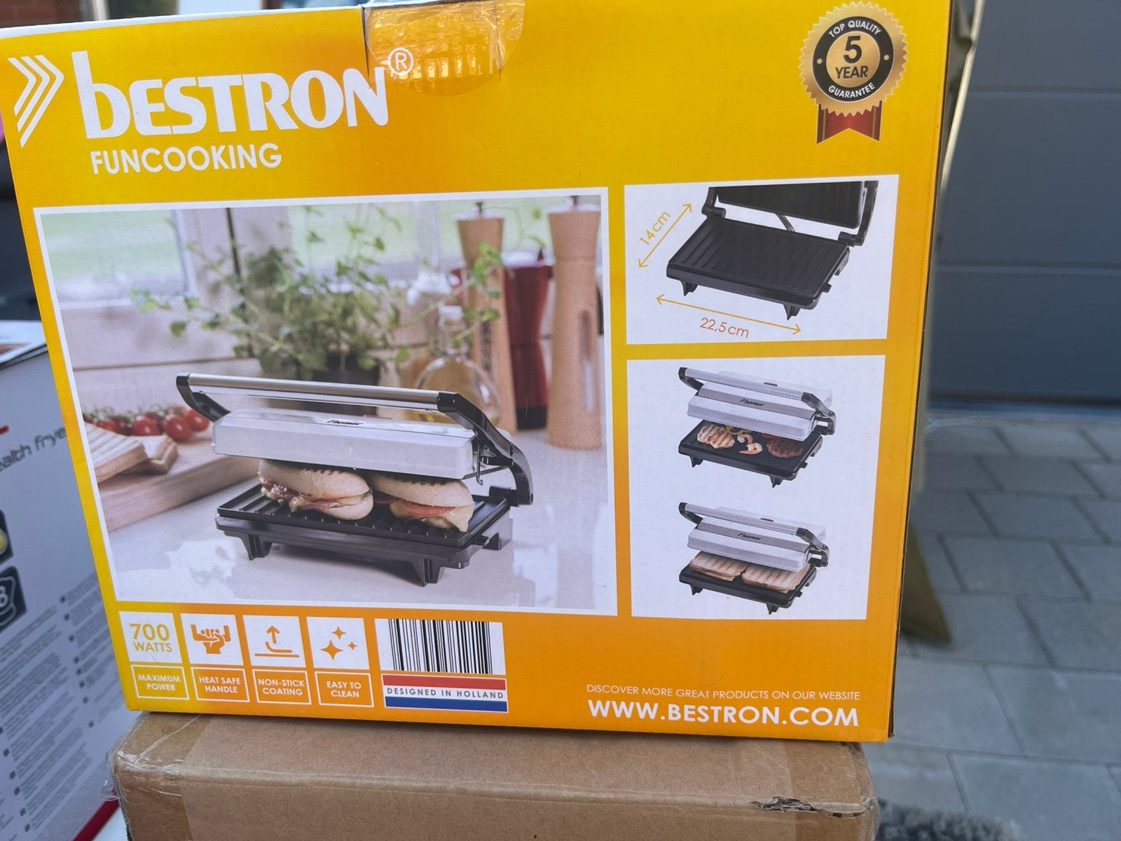 Gril, Elektronische apparatuur, Grillplaten, Ophalen, Nieuw