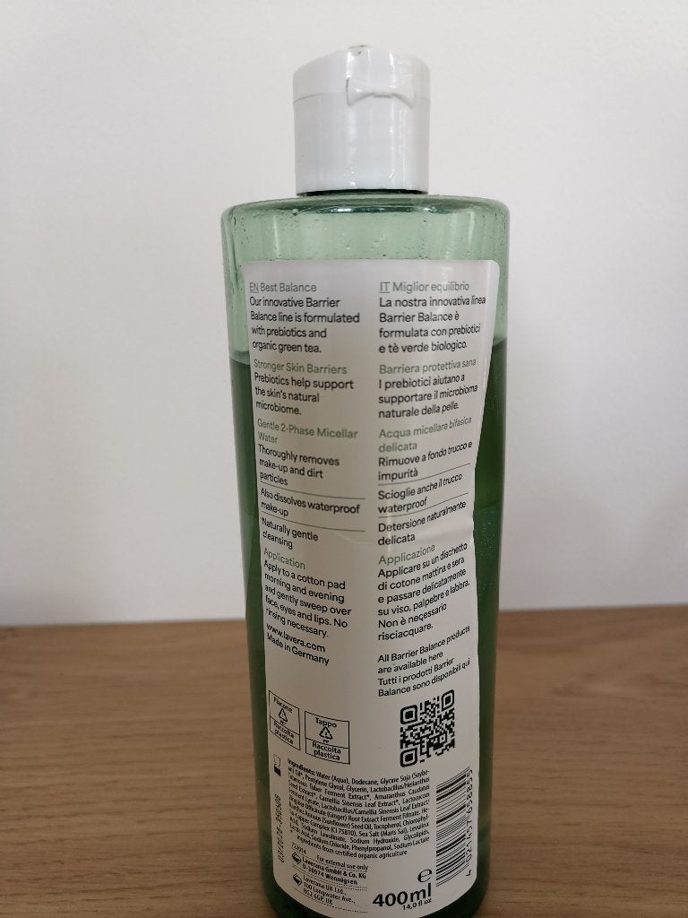 Lavera natuurlijke make up remover, Ophalen, Zo goed als nieuw, Gehele gezicht, Make-up