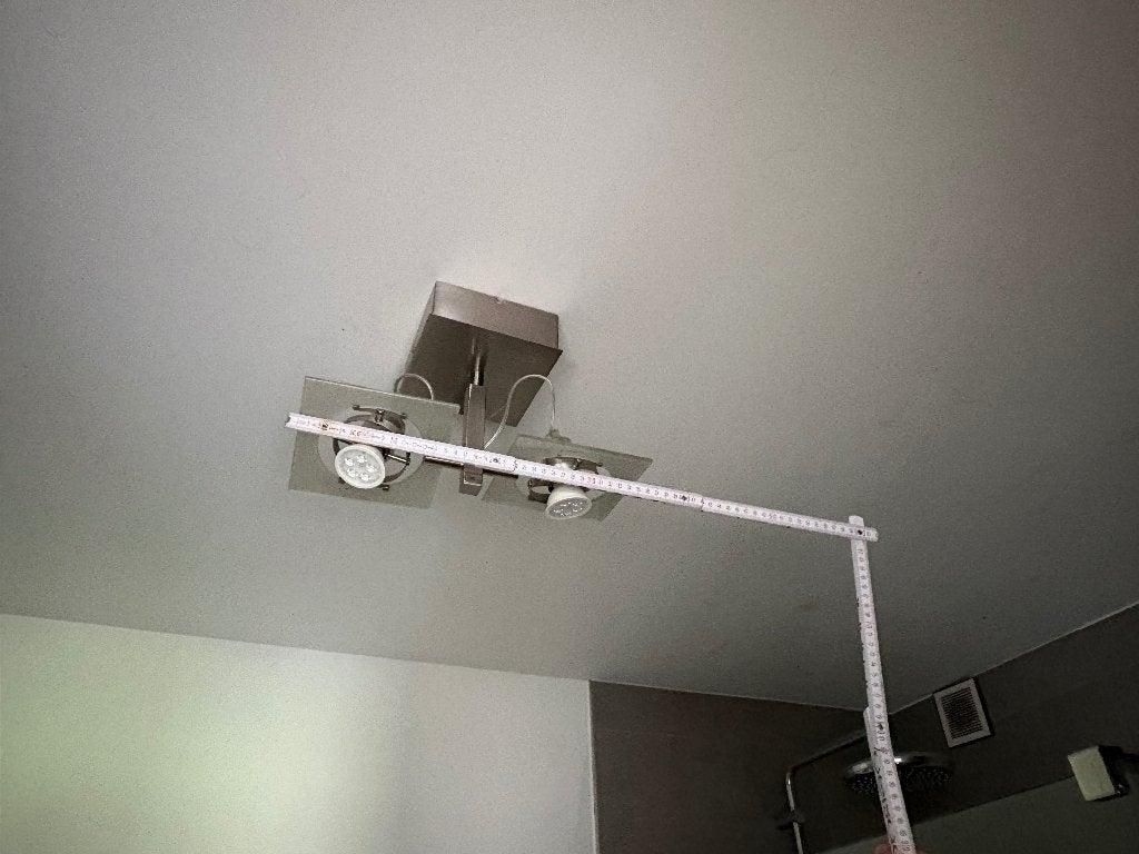 Spotjes 2 lampen, Ophalen, Gebruikt, Metaal, IKEA