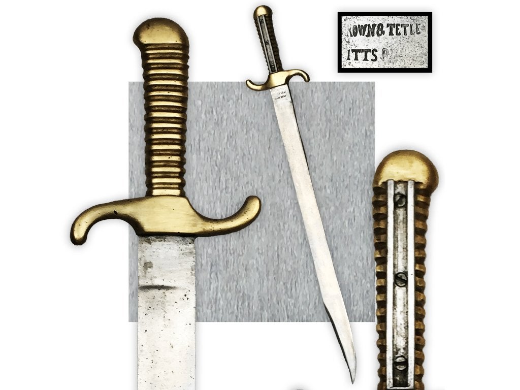 🚨RARE SABRE BAIONETTE USA AMÉRICAIN TURNER Reproduction, Envoi, Armée de terre, Épée ou sabre