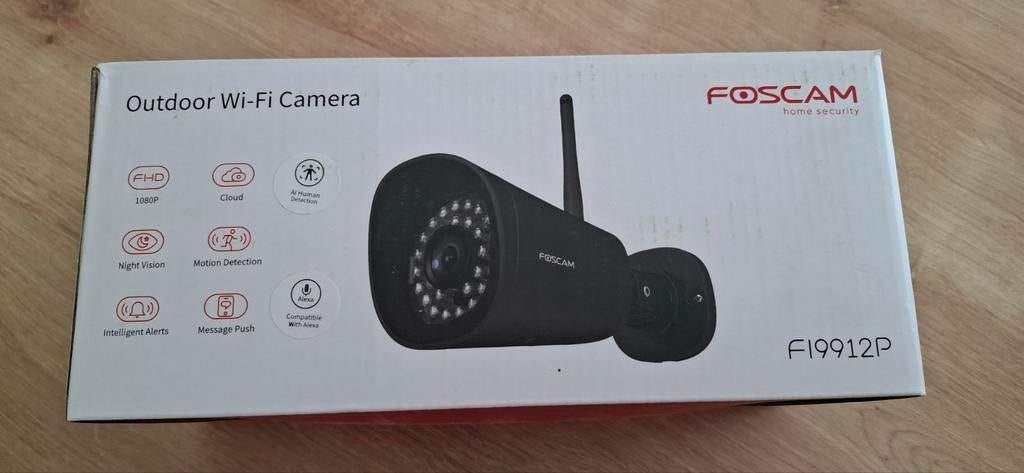 Foscam outdoor wifi camera, Audio, Tv en Foto, Videobewaking, Nieuw, Buitencamera, Ophalen