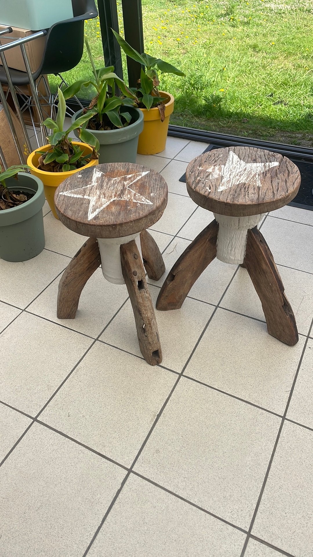 Oude krukjes, Enlèvement, Utilisé, Bois