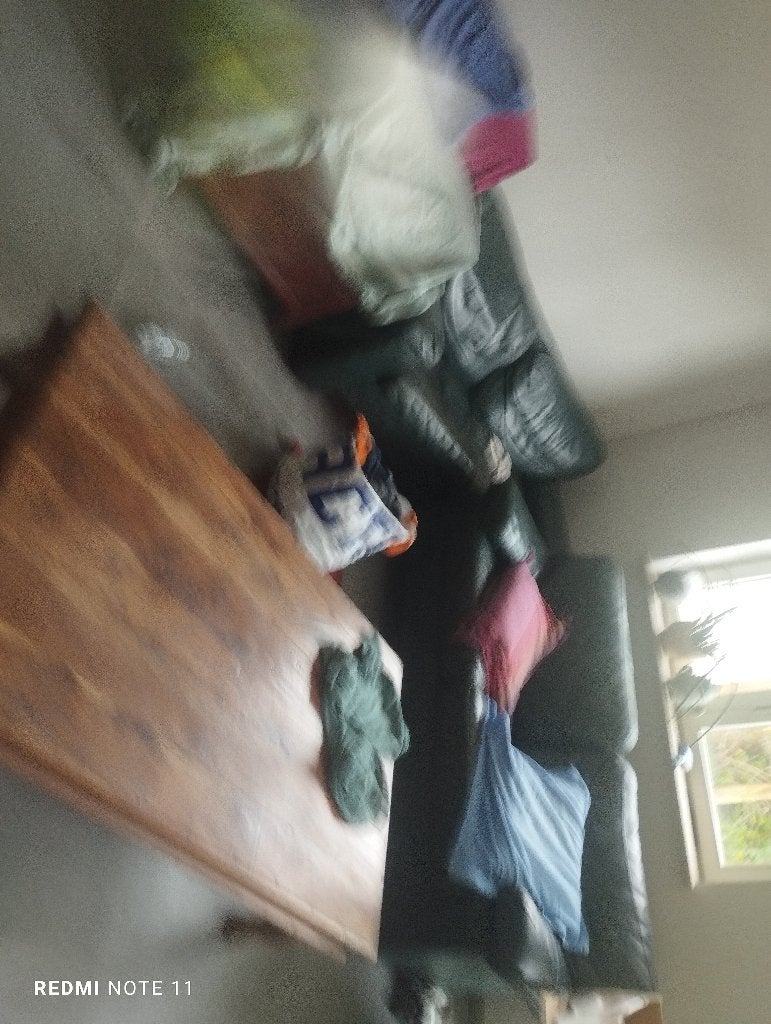 Teakhouten loungetafel, Ophalen, Teakhout, Zo goed als nieuw, Rechthoekig