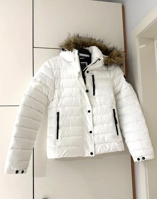Superdry jas dames, Maat 38/40 (M), Superdry, Wit, Nieuw