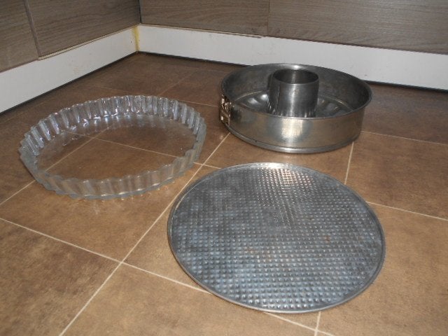 Plat de cuisson avec assiettes à gâteaux, Enlèvement ou Envoi, Comme neuf, Moule