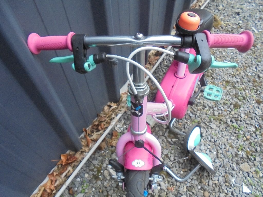 kinderfiets 12 inch, Fietsen en Brommers, Ophalen, Gebruikt, Minder dan 16 inch, B-TWIN