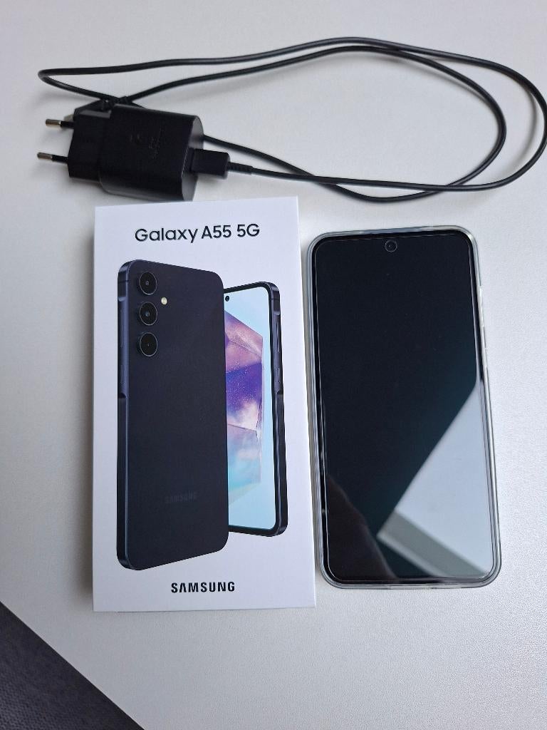 Samsung Galaxy A55 5G, Telecommunicatie, Overige modellen, Blauw, Touchscreen, Ophalen of Verzenden
