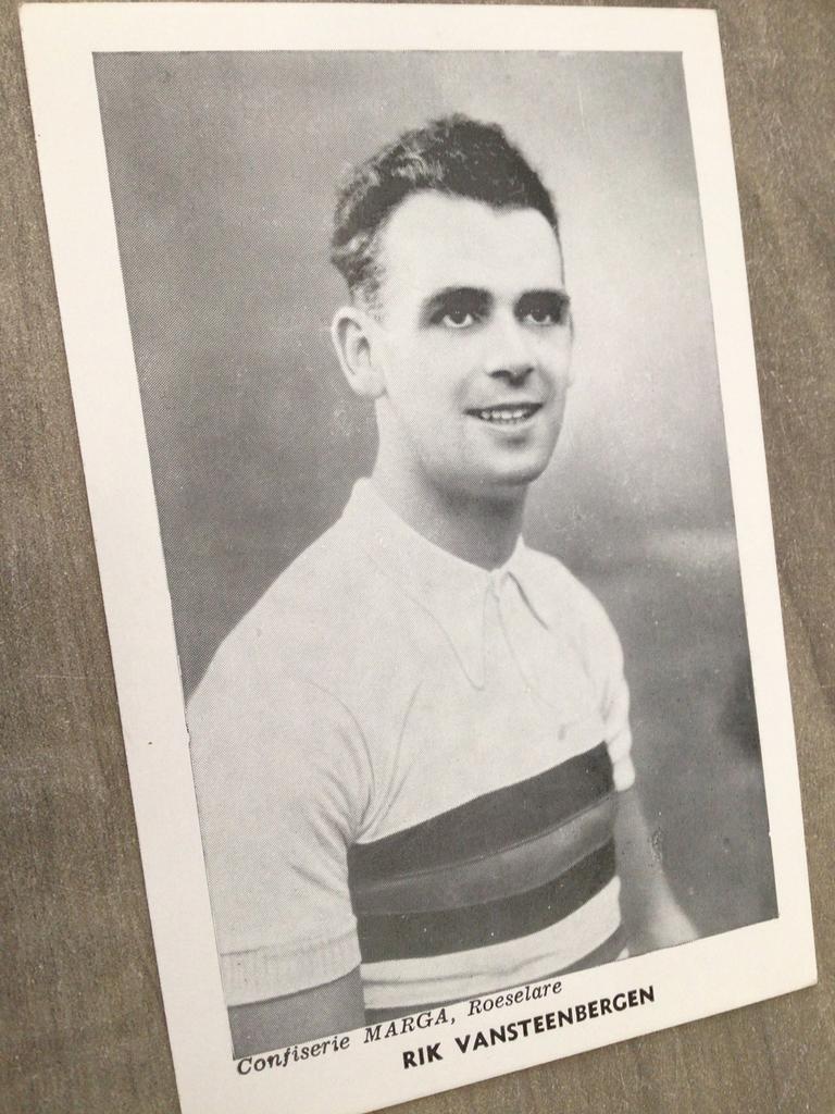 Wielerkaart 1957 wk rik van steenbergen, Verzenden, Zo goed als nieuw