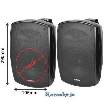 DAP EVO 6 - passieve 6.5-inch buiten speakers Zwart, Verzenden, Nieuw, Overige typen