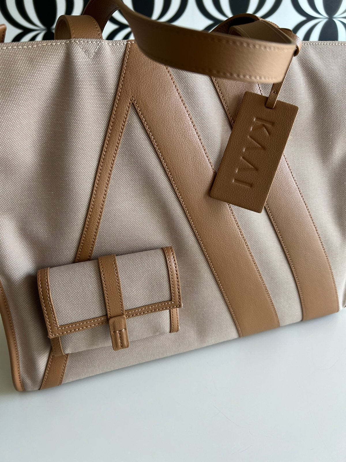 Handtas van KAAI, Ophalen, Zo goed als nieuw, Beige, Handtas