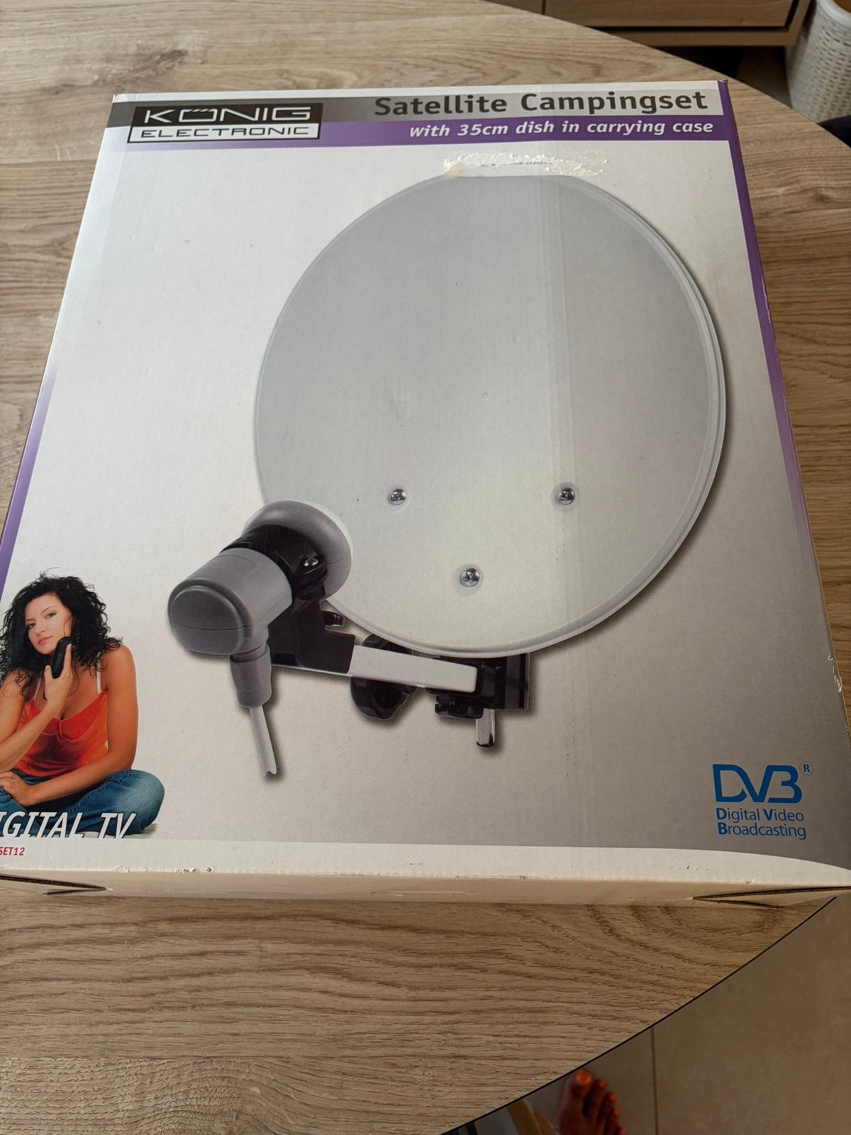 Konig Electronic Satellite Camping Set(nieuw), Audio, Tv en Foto, Schotelantennes, Ophalen of Verzenden, Nieuw