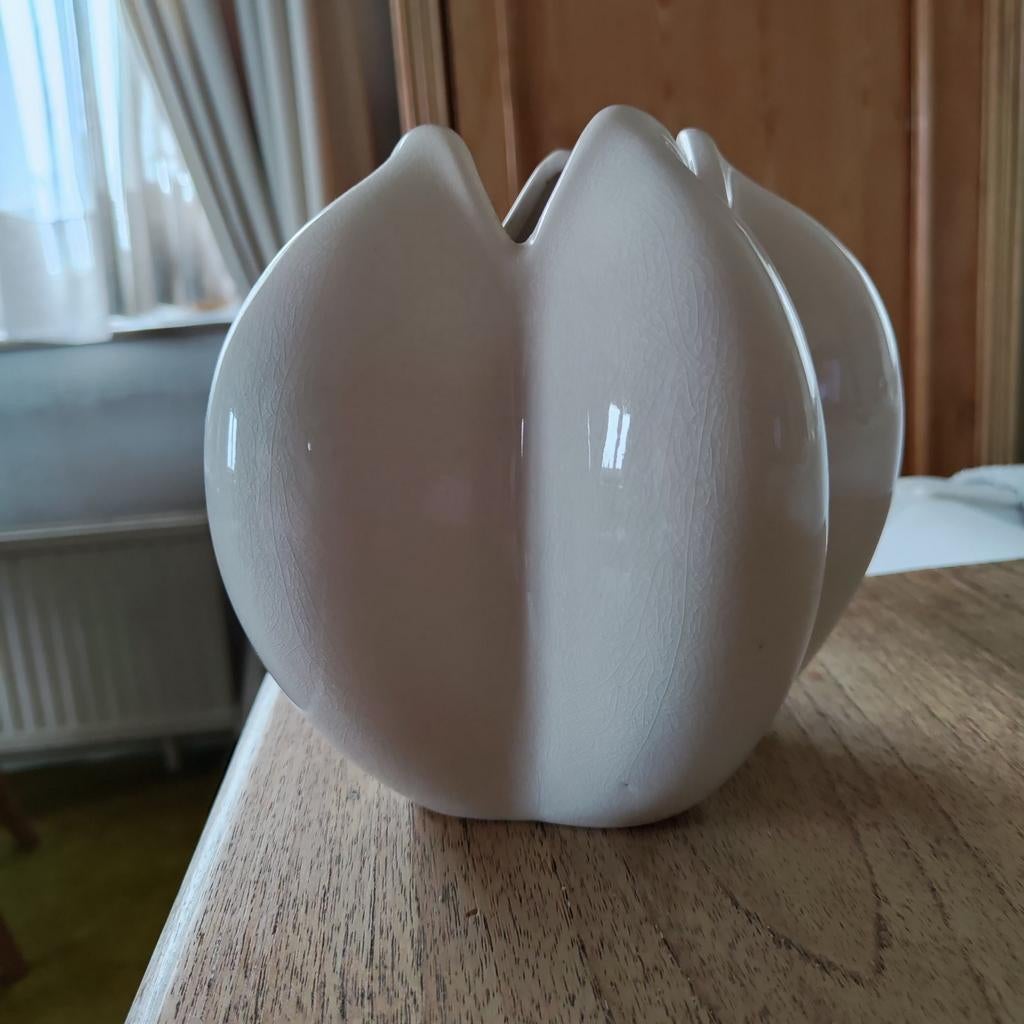 Habitat Vase desing blanc, Enlèvement ou Envoi, Blanc