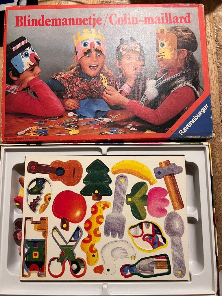 Blindemannetje / Colin-Maillard *Ravensburger* vintage spel, Gebruikt, Geen idee, Ophalen of Verzenden, Geen ide