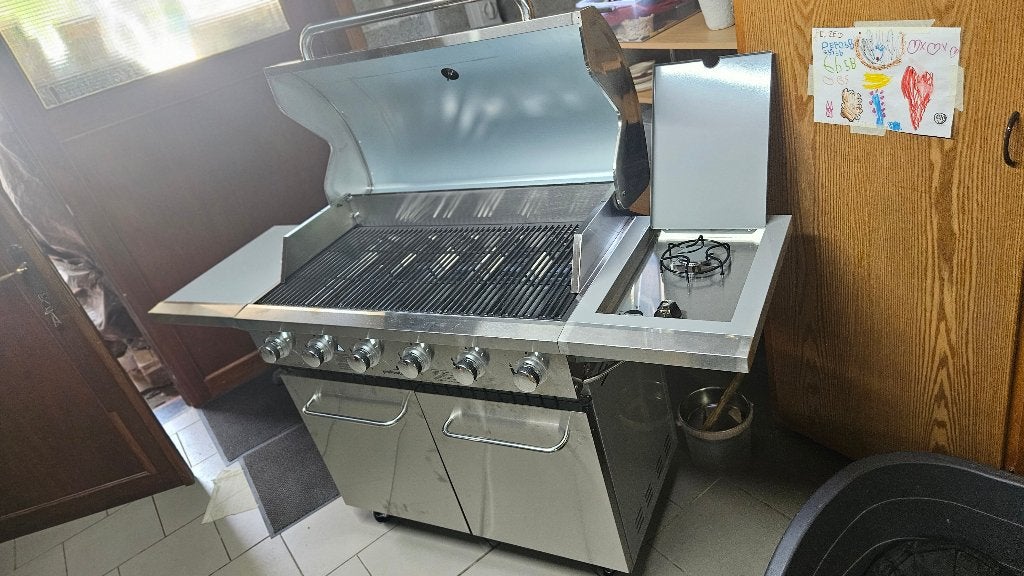 BBQ Inox gas, Ophalen, Nieuw