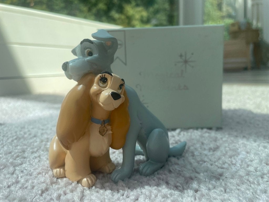 Figurine Disney Magical Moments - La Belle et le Clochard, Ophalen, Zo goed als nieuw