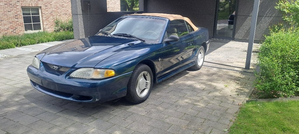 Ford Mustang Cabrio V6 - oldtimer, Auto's, Automaat, 4 zetels, Achterwielaandrijving, Beige