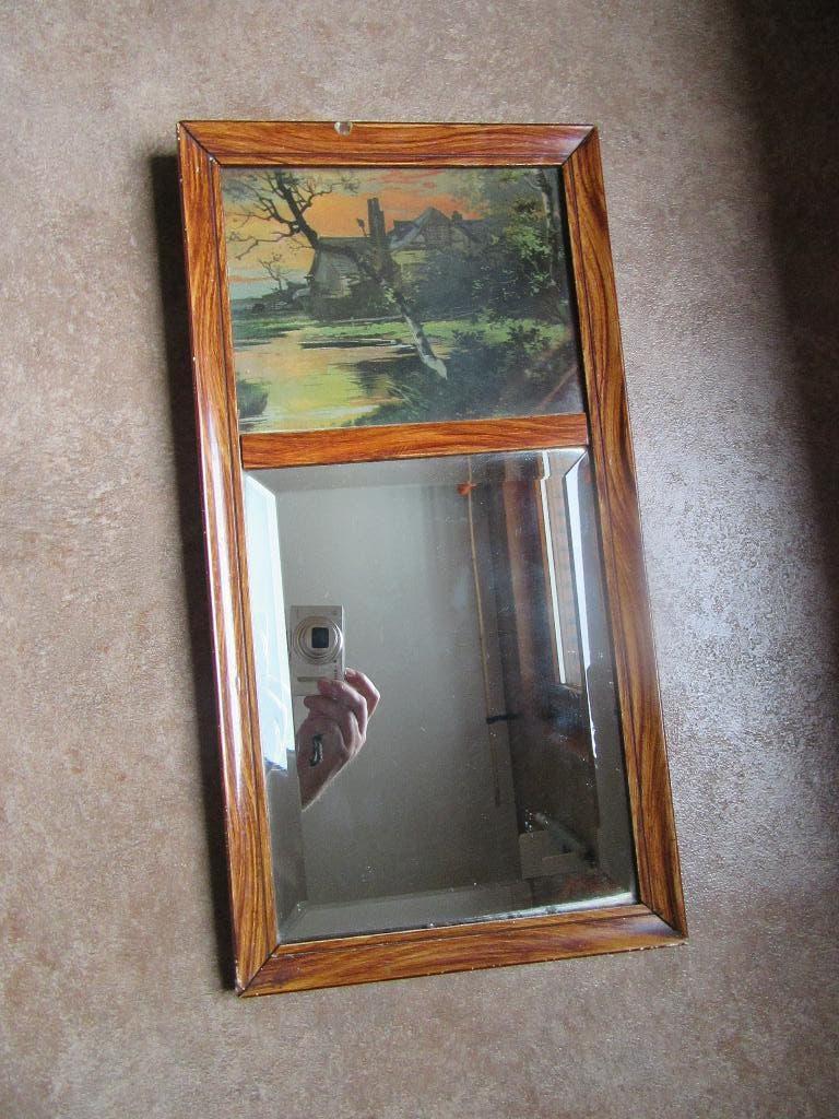 petit miroir trumeau, Antiquités & Art, Antiquités | Miroirs, Enlèvement