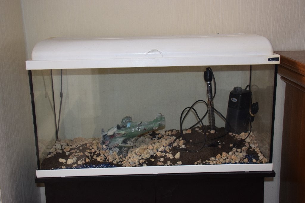 Aquarium, Dieren en Toebehoren, Ophalen of Verzenden, Zo goed als nieuw, Gevuld zoetwateraquarium, Superfish