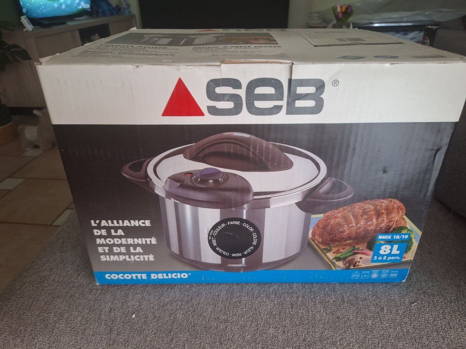 snelkookpan 8 liter - Nieuw!, Enlèvement, Neuf
