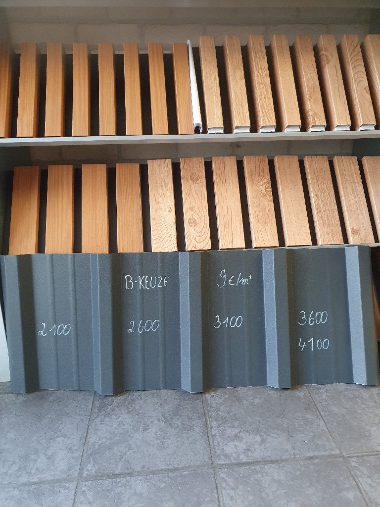 Dakplaten B-keus mat antraciet, Doe-het-zelf en Bouw, Dakplaat of Dakpanplaat, Nieuw, Ophalen of Verzenden, 15 m² of meer
