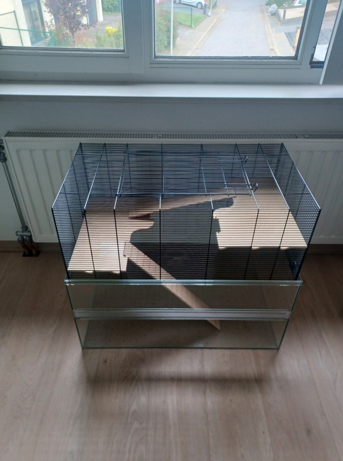 Knaagdierkooi/-terrarium (45×75×63), Animaux & Accessoires, 75 à 110 cm, Cage, Comme neuf, Enlèvement