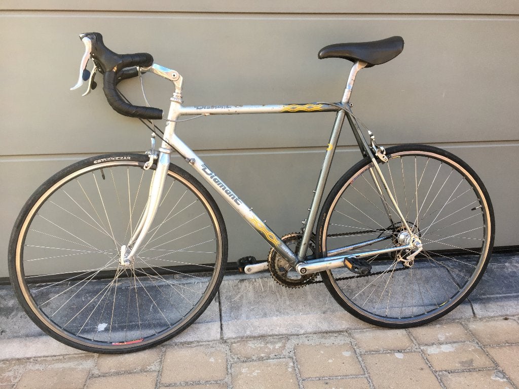 Retro koersfiets Diamant (56), Autres marques, Frein sur jante, Enlèvement, 28 pouces
