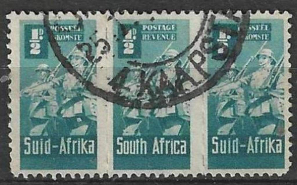 Zuid-Afrika 1942/1943 - Yvert 140 S - Infanterie (ST), Postzegels en Munten, Postzegels | Afrika, Gestempeld, Zuid-Afrika, Verzenden