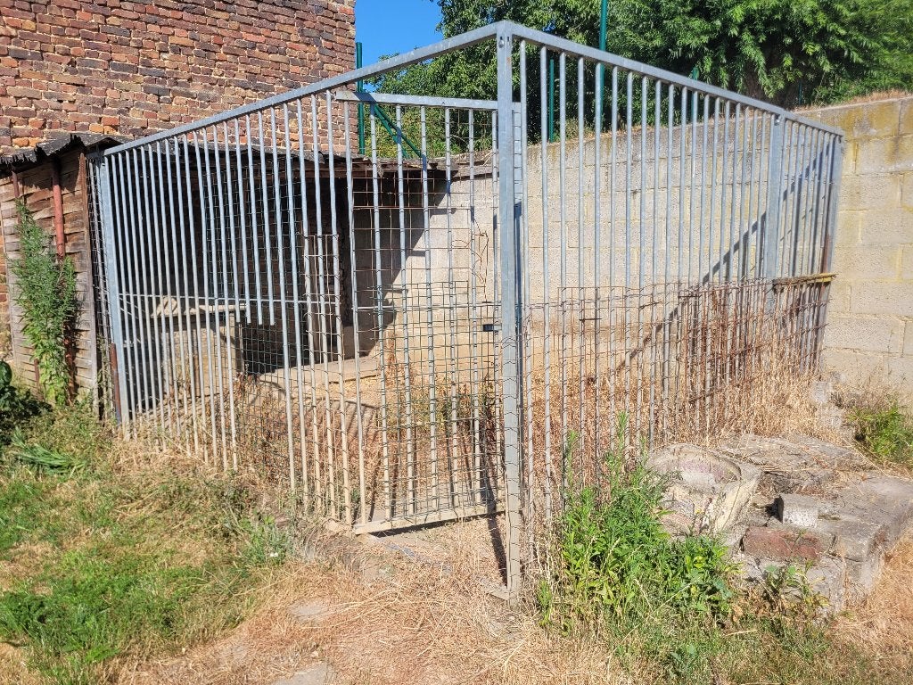 Grille d'enclos 5.00m x 3.00m + 1 niche, Enlèvement, Utilisé
