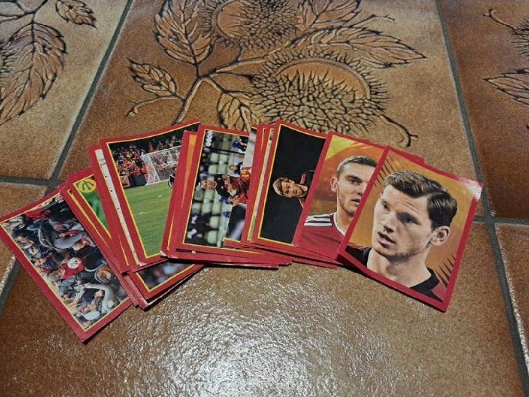 Pak van 20 Panini-stickers van de Belgische Rode Duivels, Ophalen of Verzenden, Nieuw, Sport