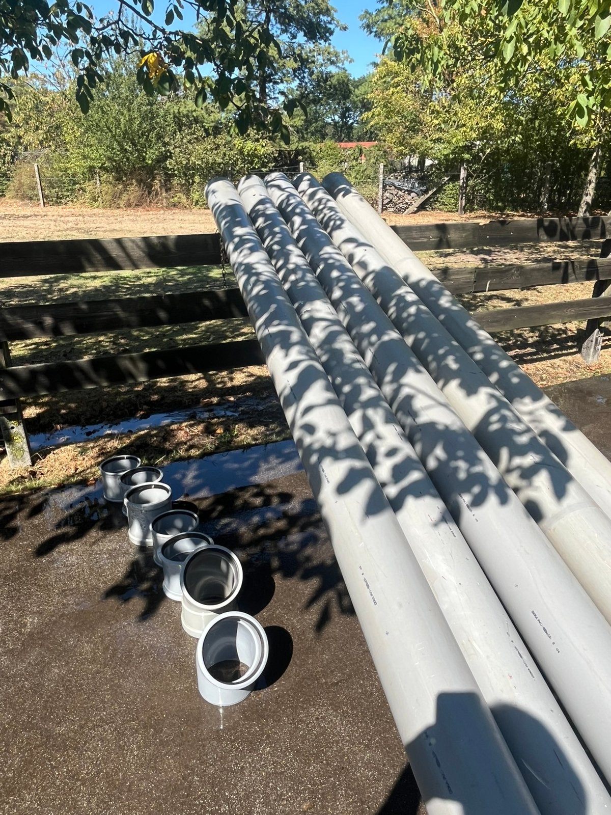 Pvc buis en moffen, Doe-het-zelf en Bouw, Ophalen, Zo goed als nieuw