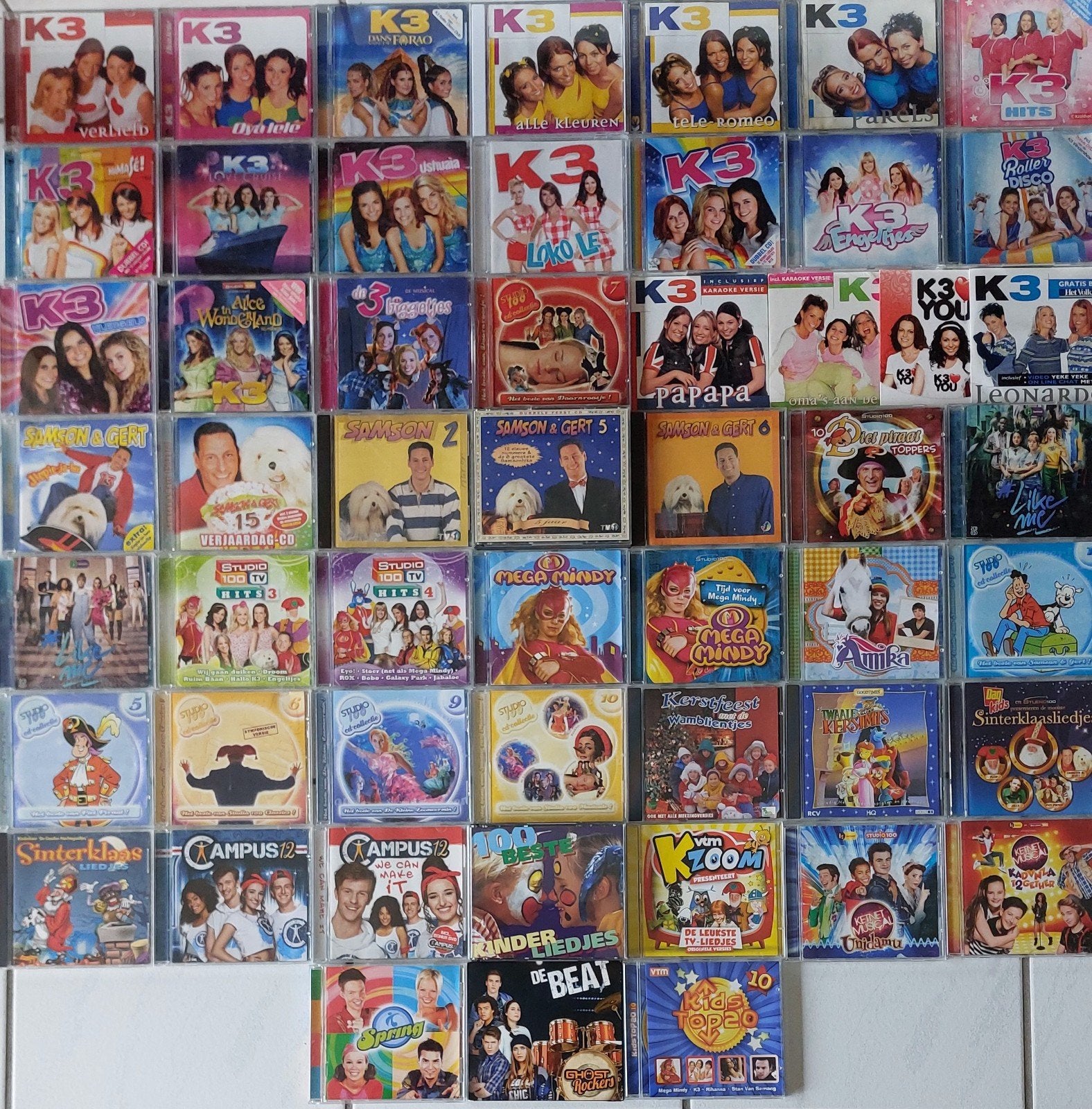Cd's Studio100 Samson en Gert Mega Mindy Like Me, Ophalen of Verzenden