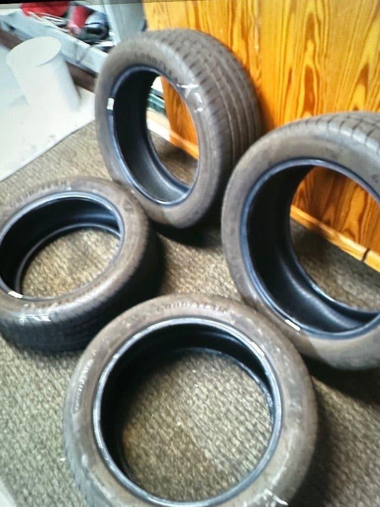 4 NIEUWE ZOMERBANDEN GOODYEAR EAGLE F1 ASSYMETRIC 5 MO XL, Auto's, Mercedes-Benz, Automaat, Euro 6, Break, 6 deurs