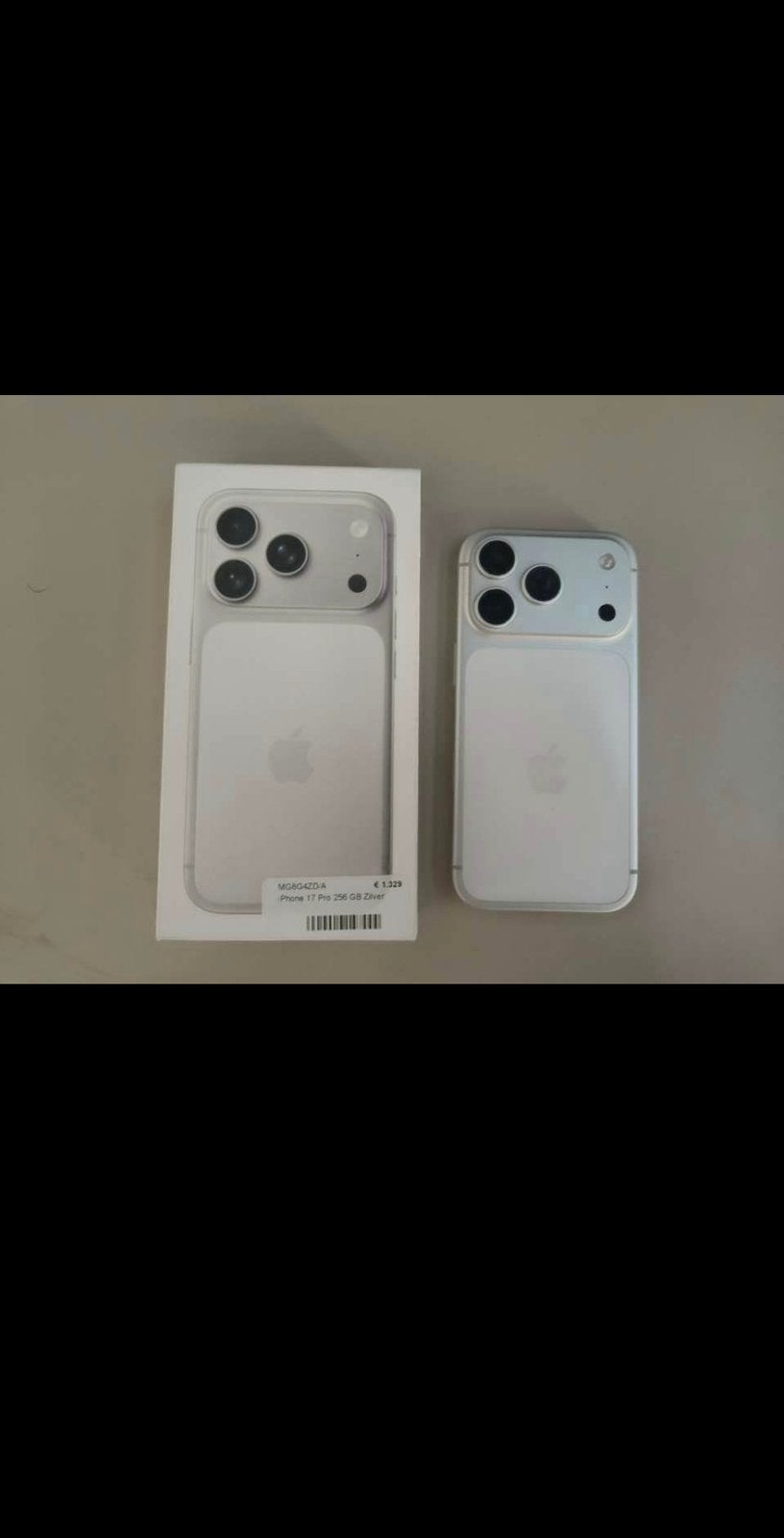 Iphone 17 Pro Zilver 256 GB, Télécoms, Téléphonie mobile | Apple iPhone, 256 GB, 99 %, Autres modèles, Comme neuf