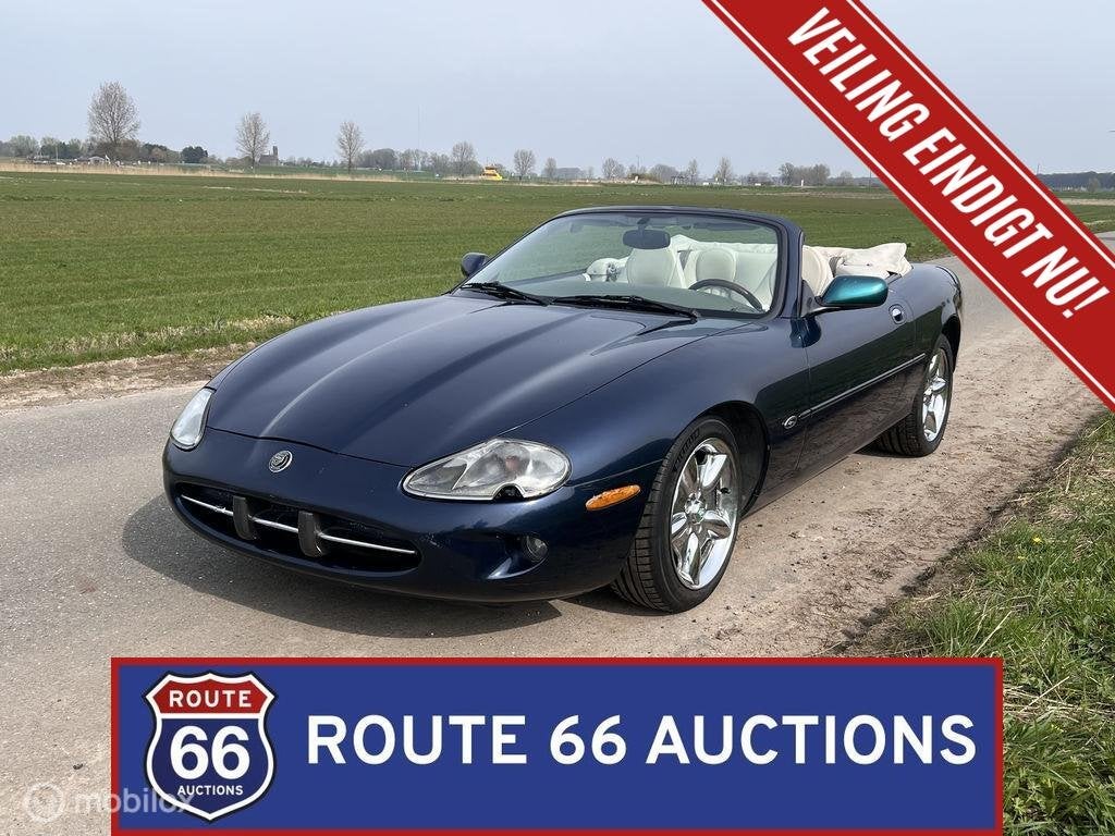 Jaguar XK8 | 1998 | Route 66 Auctions, Zwart, Bedrijf, Handgeschakeld, Overige carrosserie